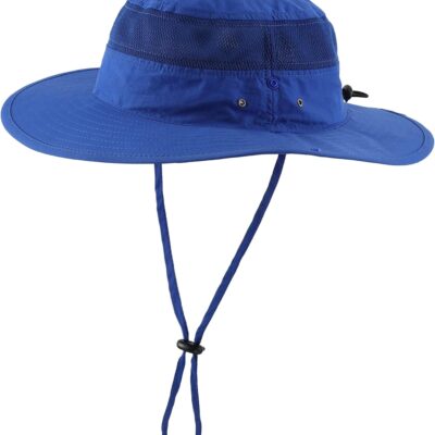 UPF 50+ Wide Brim Breathable Cowboy Boonie Bucket Hat Unisex