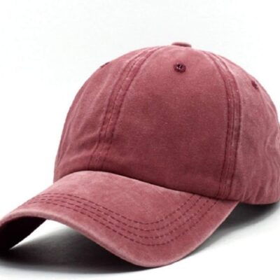 Unisex Vintage Washed Distressed Twill Baseball Cap Adjustable