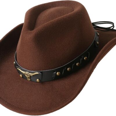 Kids Western Cowboy Hat with Buckle Belt