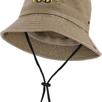 Toddler Bucket Hat with Chin Strap Adjustable for Boys