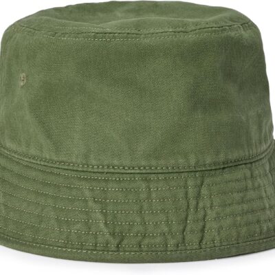 Washed Cotton Bucket Hat with Air Eyelets