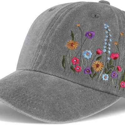 Embroidered Baseball Cap Adjustable Soft Breathable Unisex